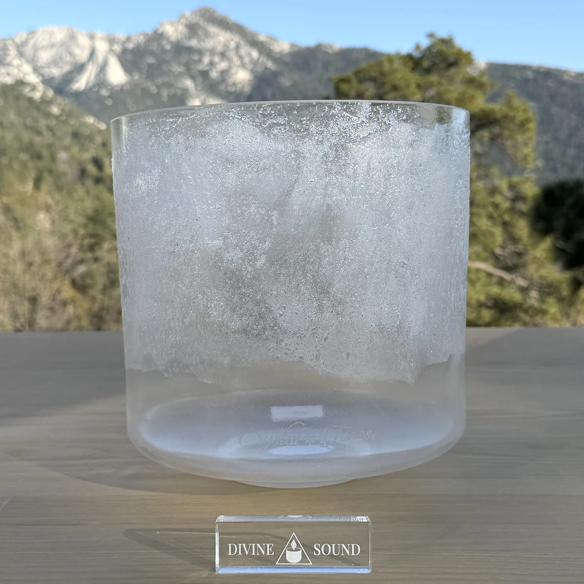 Lemurian Seed 9" A +5 Crystal Tones singing bowl