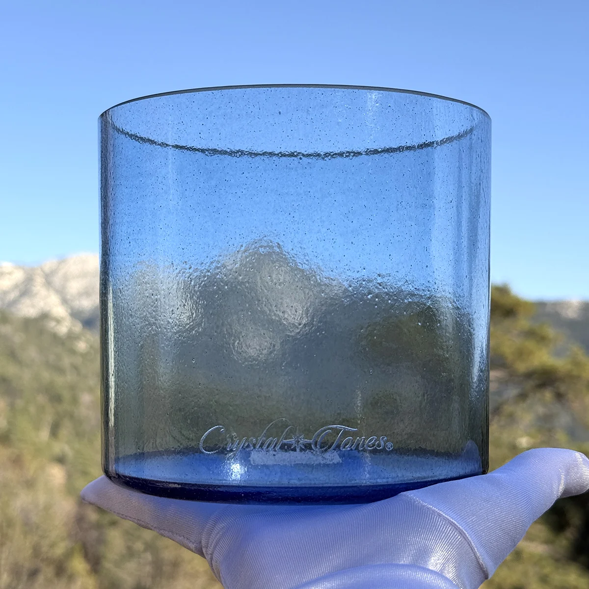 Indigo 6" C -10 Crystal Tones singing bowl - Image 3