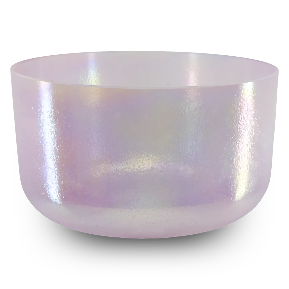 Apophyllite, Violet Flame Aura 12" D# +10 Crystal Tones singing bowl - Image 4