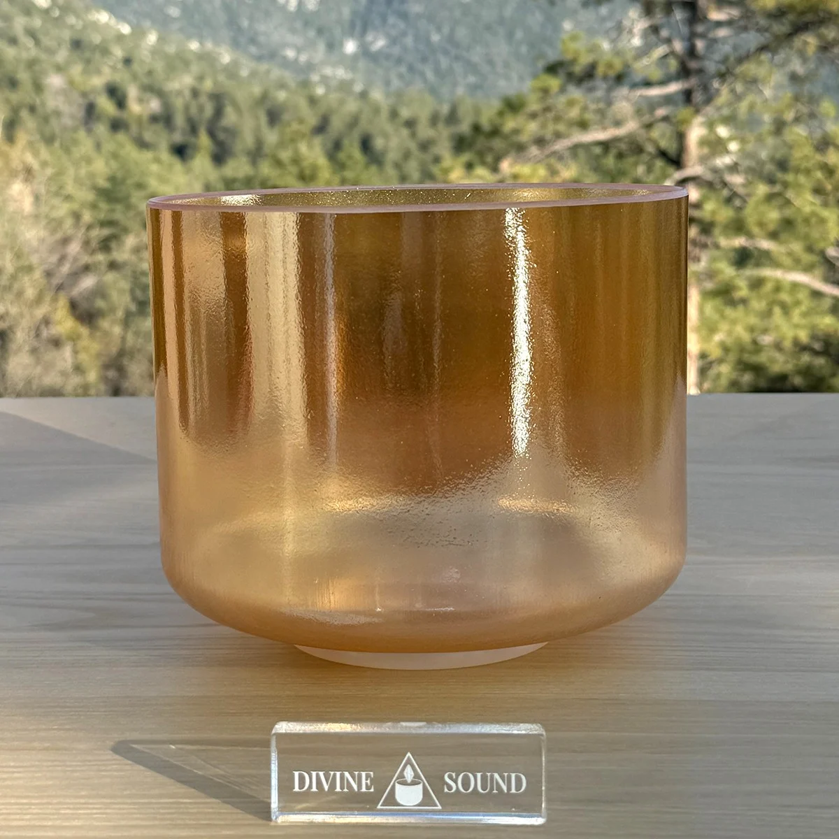 Grandmother 8" F 0 Crystal Tones Singing Bowl