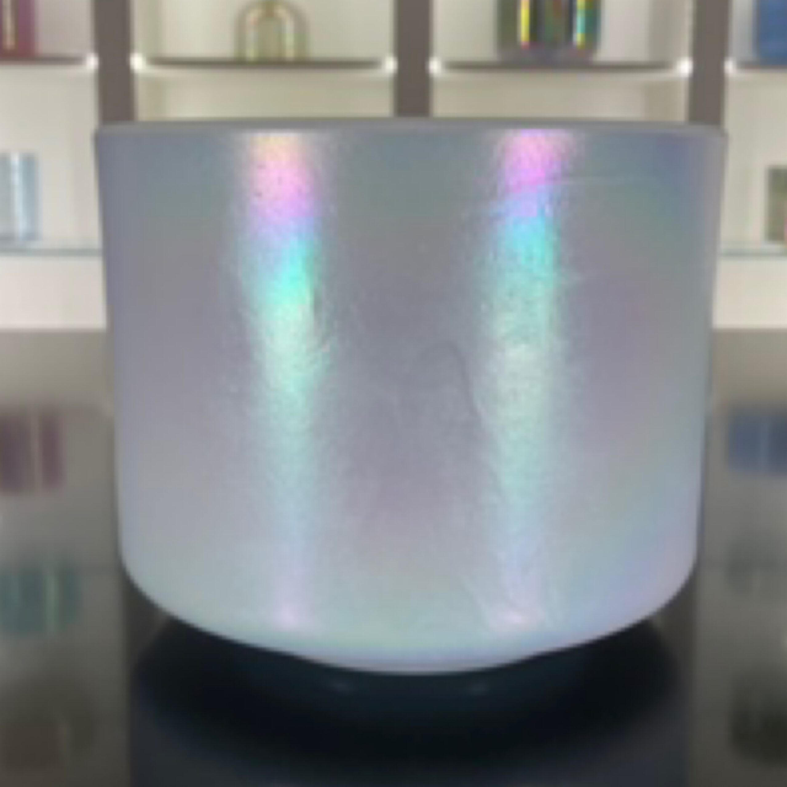 Mother Of Platinum 7" B -15 Crystal Tones singing bowl