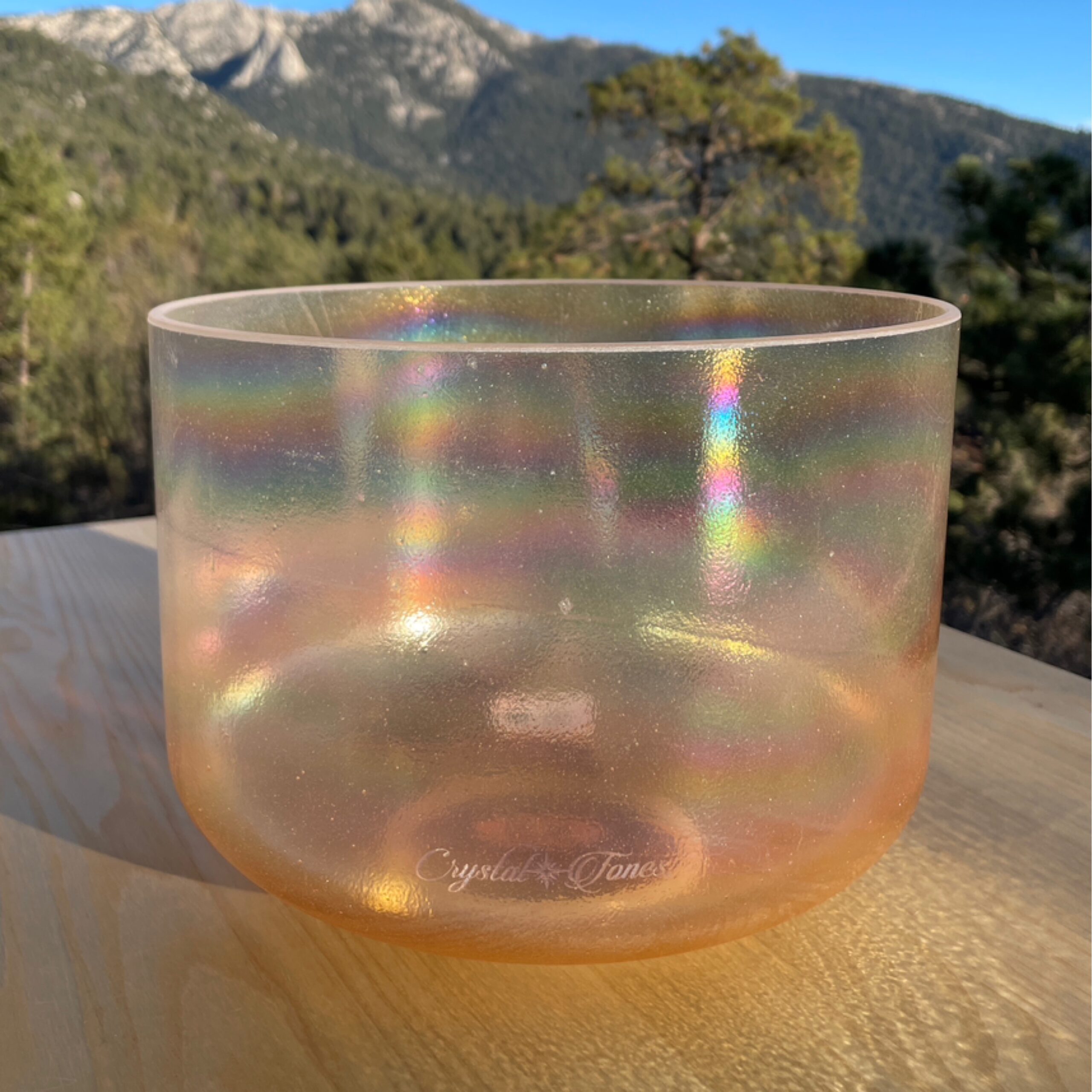 Platinum, Grandmother (Base) 10" C -30 Crystal Tones® Singing Bowl