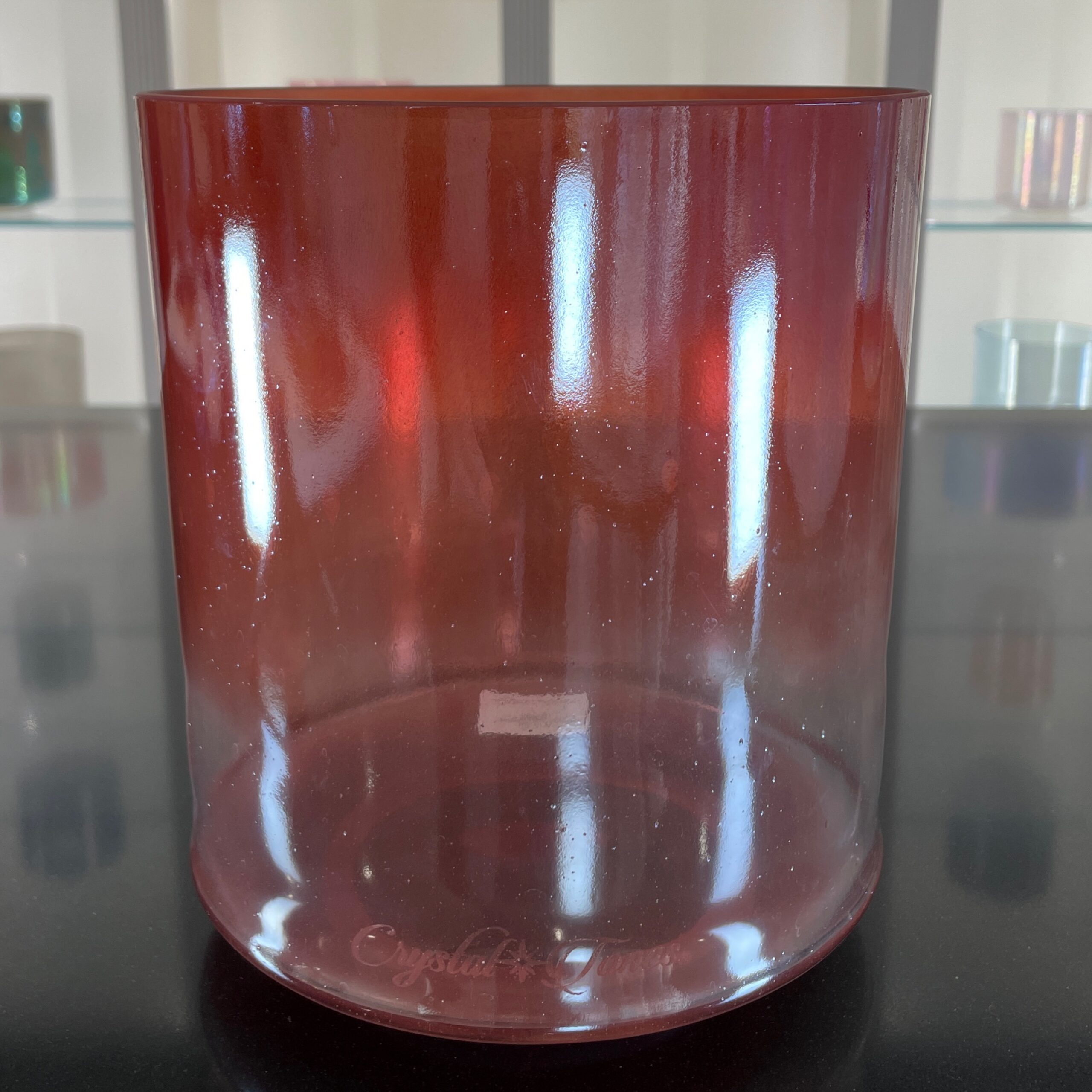 Ruby, Palladium 8" C -25 Crystal Tones singing bowl