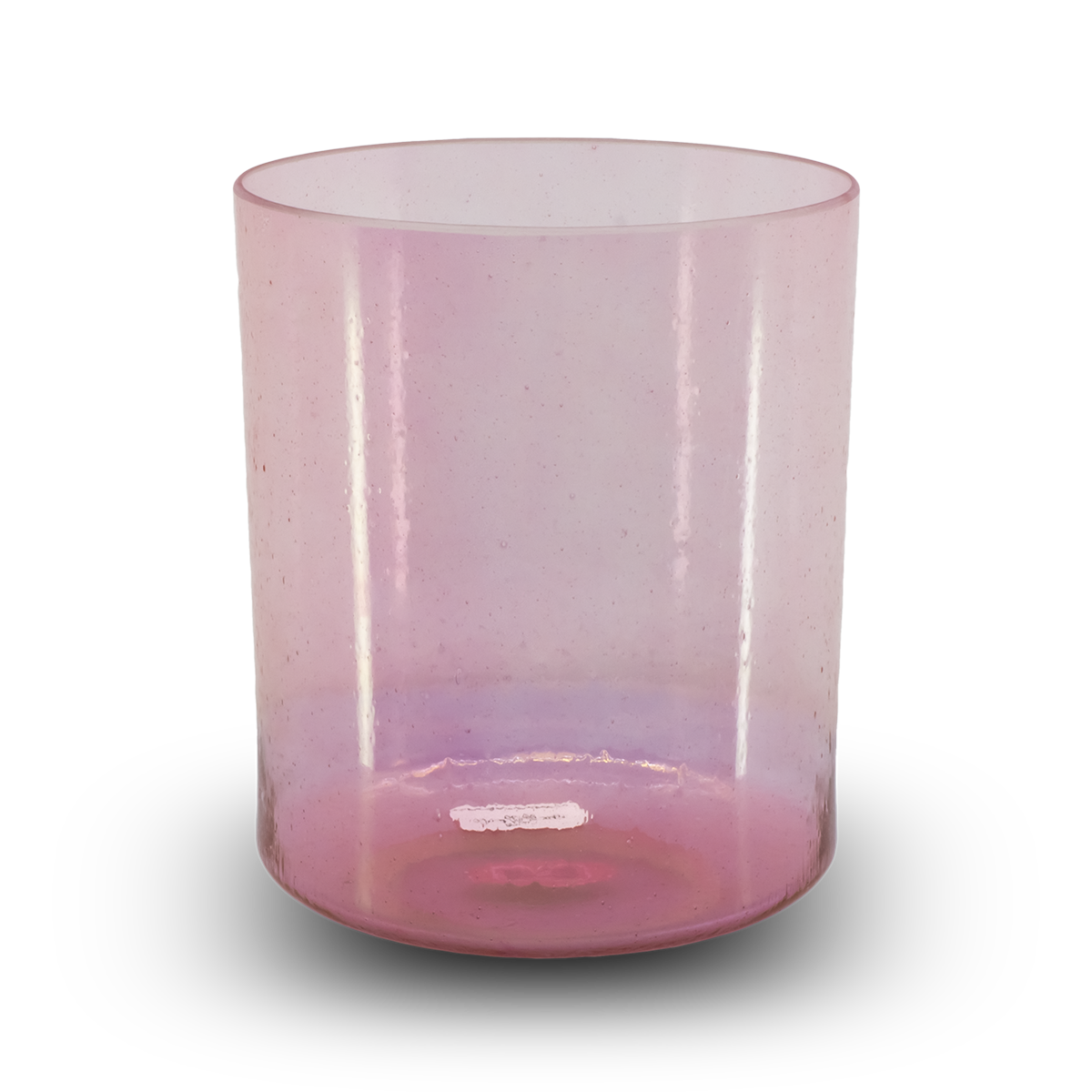 Pink Aura Gold 7" A# +5 Crystal Tones singing bowl
