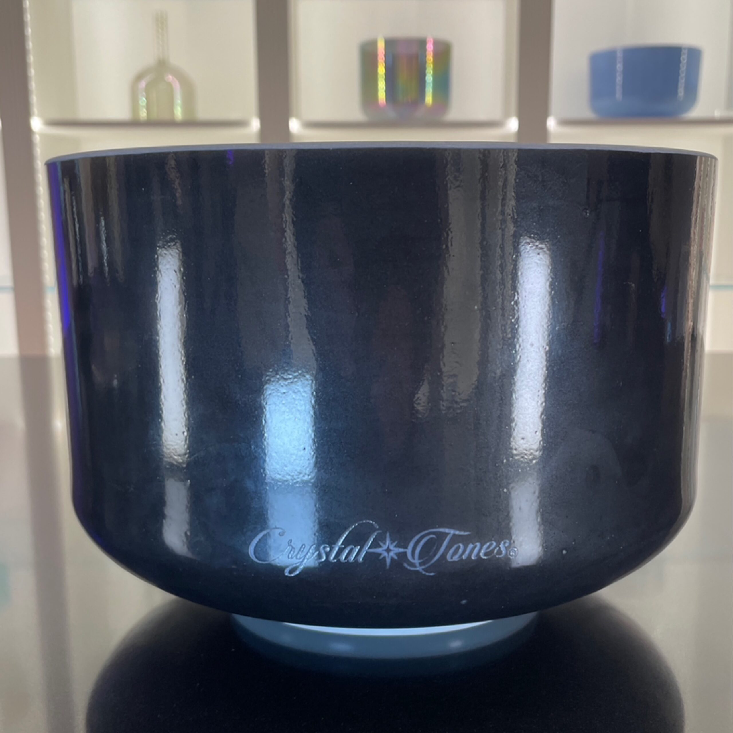 Black Tourmaline 10" C# 0 Crystal Tones singing bowl