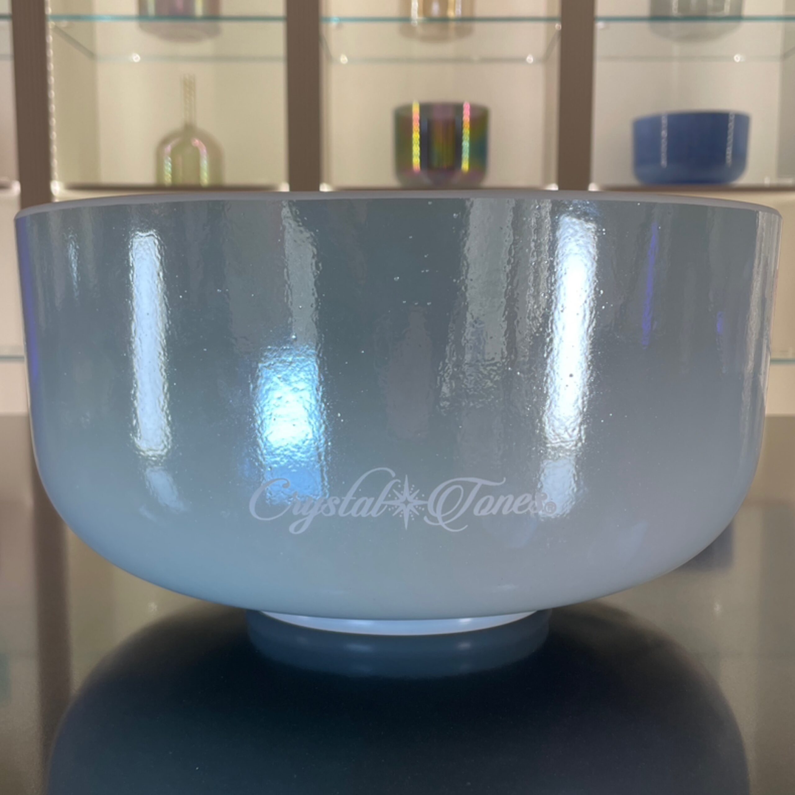 Ocean Gold 12" G# +10 Crystal Tones singing bowl