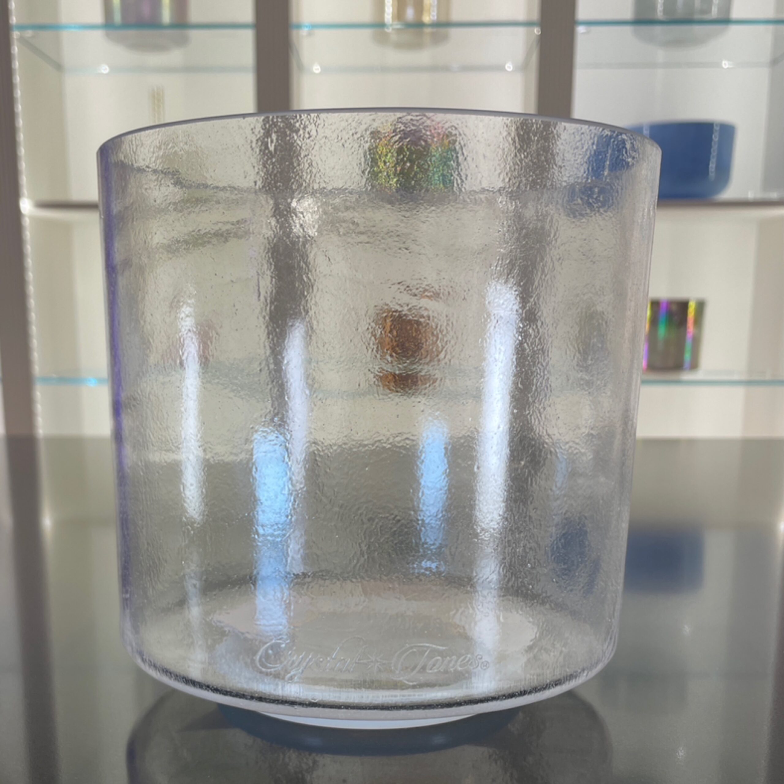 Apophyllite 7" G -5 Crystal Tones singing bowl