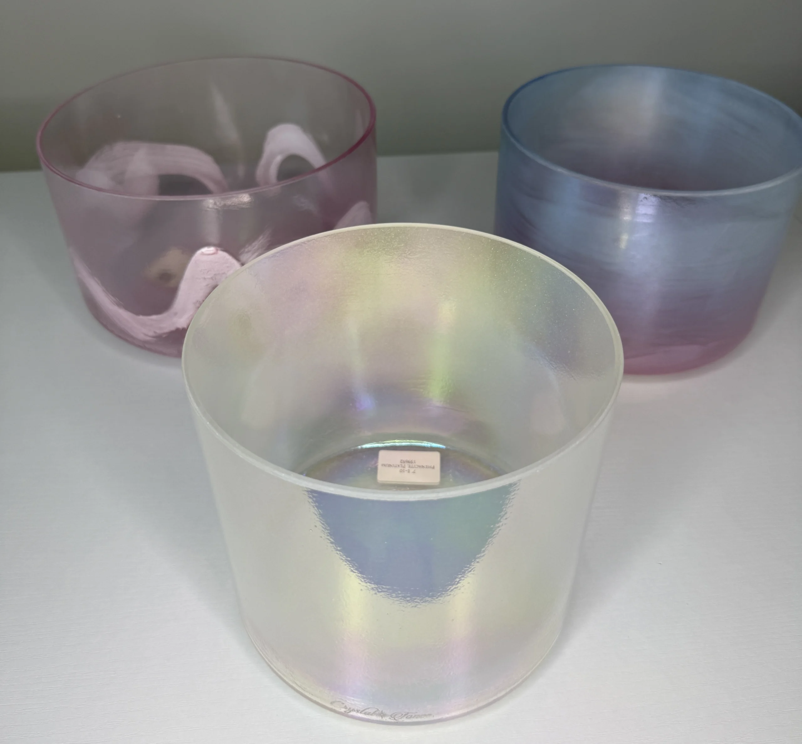 C-G-E Pink Passion Crystal Tones® Harmonic Singing Bowl Set - Image 5