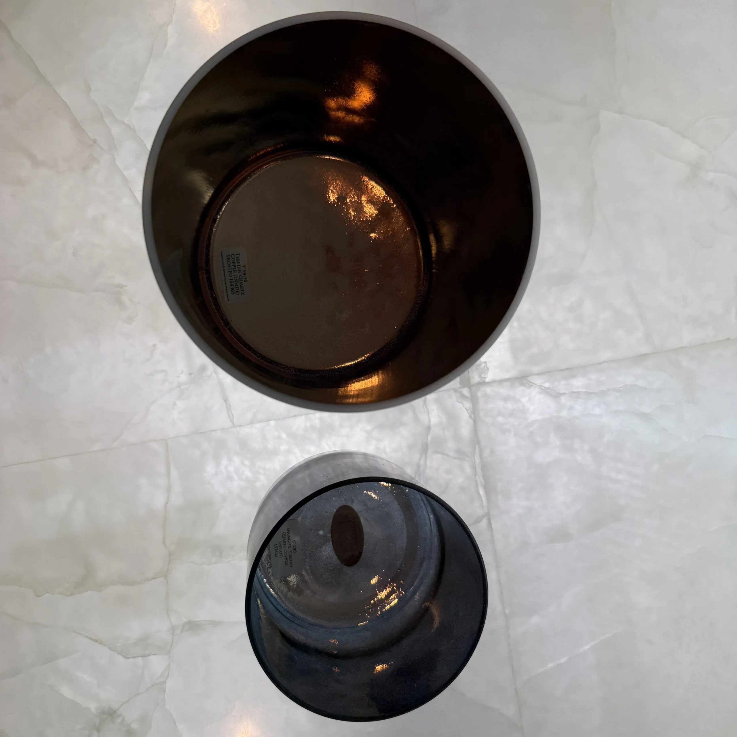 F#-C# Copper Chorus Crystal Tones® Harmonic Singing Bowl Set - Image 4